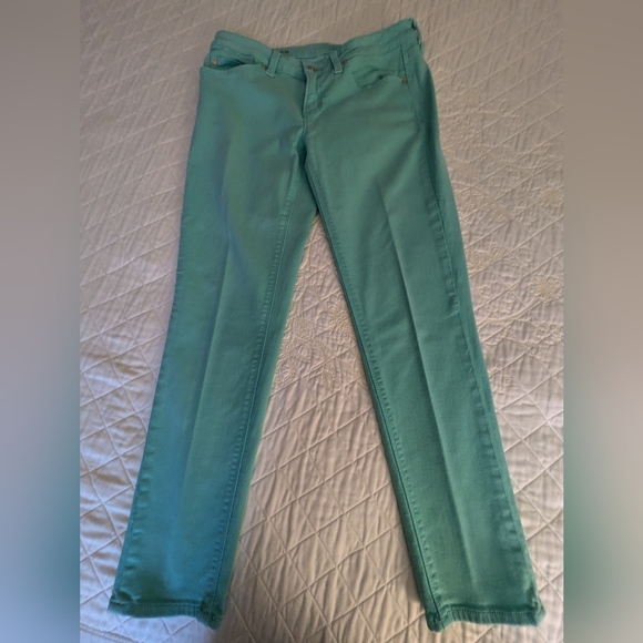 JCP Mint Green Skinny Ankle Jeans - Picture 6 of 7